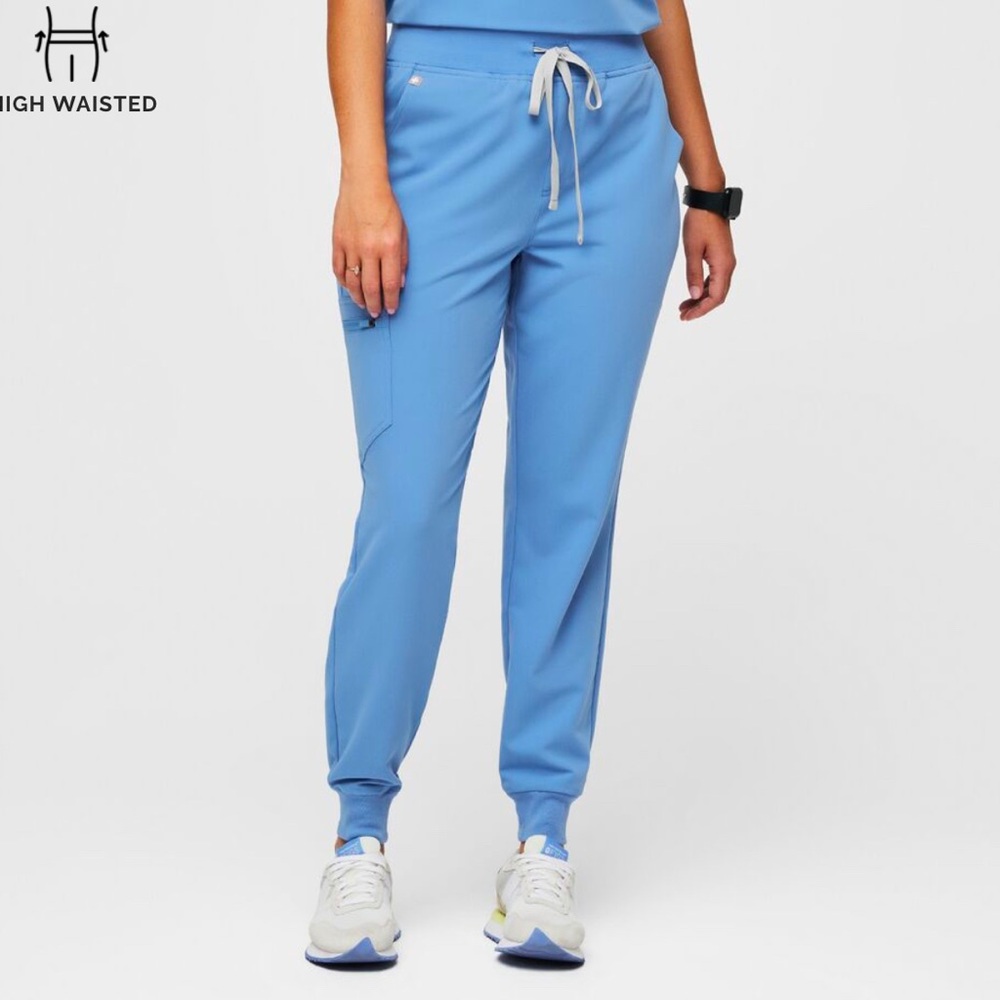 PERFECT CONDITION CELI BLUE FIGS JOGGERS- Medium